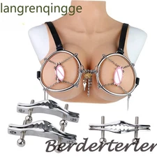 New Breast Bondage Clamp Bosom Cover Female Chest Hood Breast Binder Teat Women