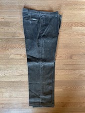 Haggar Generations Men s Corduroy Pants Flat Front 36x29 New No Tag1194 Dk Brown