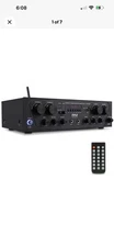 Pyle Bluetooth Audio Amplifier, 4-Ch. Audio Source Stereo Receiver System