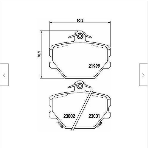 Kit Dischi freni + Pastiglie Anteriori SMART FORTWO 600 700 800 Cdi dal 1998 - Picture 3 of 5