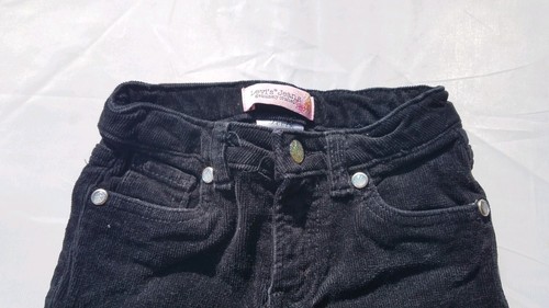 Girls Levis Jeans Pants Size 3T Corduroy Black Sparkle Bootcut Flare Casual - Picture 2 of 8