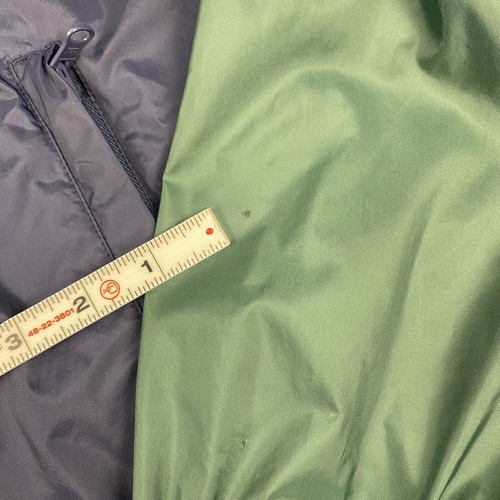Walt Disney World Rain Jacket Mens M Green Blue Color Block Hooded Zip Vintage - Picture 4 of 16