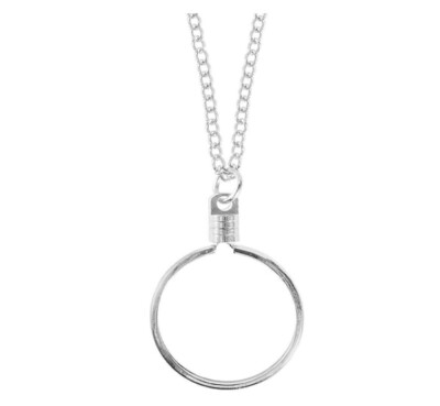 Narcotics Anonymous - NA / AA  Silver Plated Medallion Holder With Chain