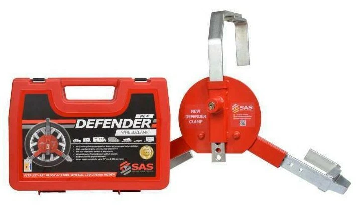 SAS DEFENDER WHEEL CLAMP TO FIT 170 - 275MM WIDTH, 12", 13", 14", 15", 17", 18" - Image 2 of 4