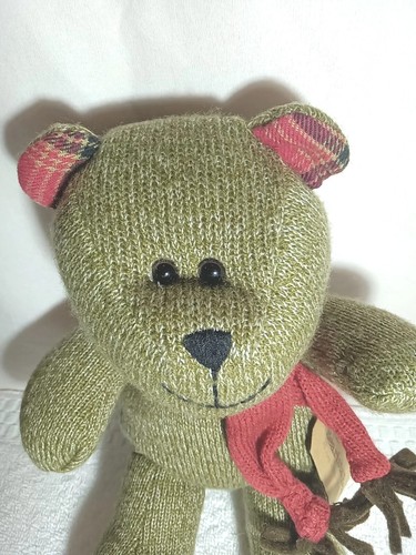 Starbucks Bearista Invierno Vacaciones Tejido Oso de Peluche Peluche #88 (2009) Etiquetas Originales - Imagen 7 de 7