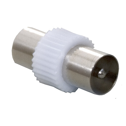 TV Aerial Coax RF Coupler Joiner Male to Male Gender Changer - SENT TODAY