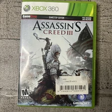 Assassin's Creed 3 III GameStop Edition | Xbox 360, 2012 Case, Manual, Game Only