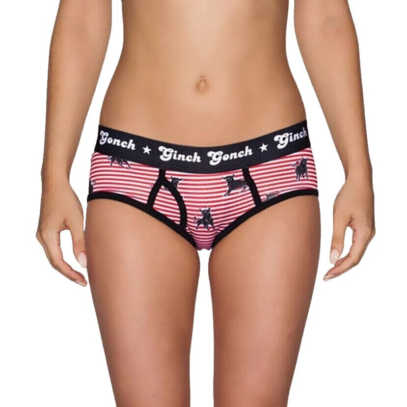 Polycotton Striped Panties for Women