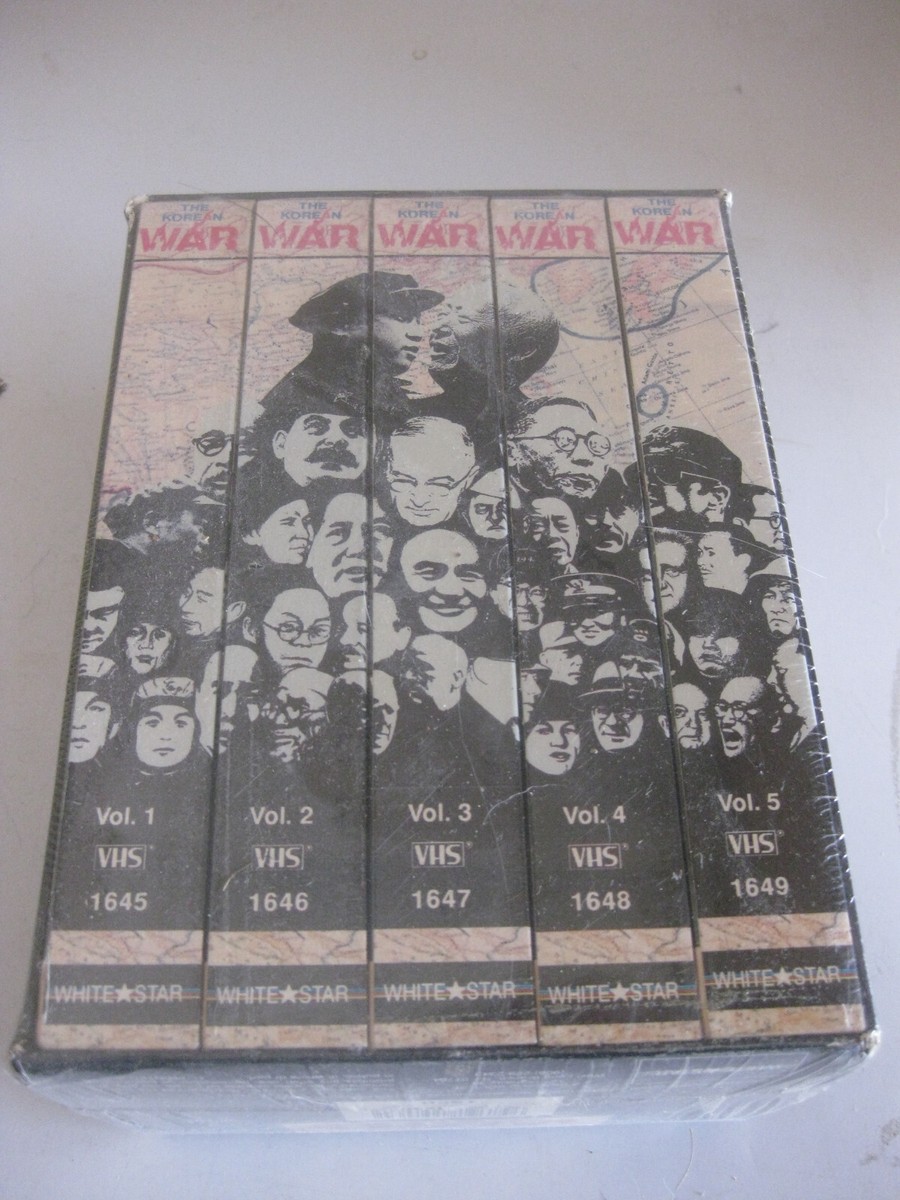 The Korean War (5 VHS collection) Kulture Video 1995 rare