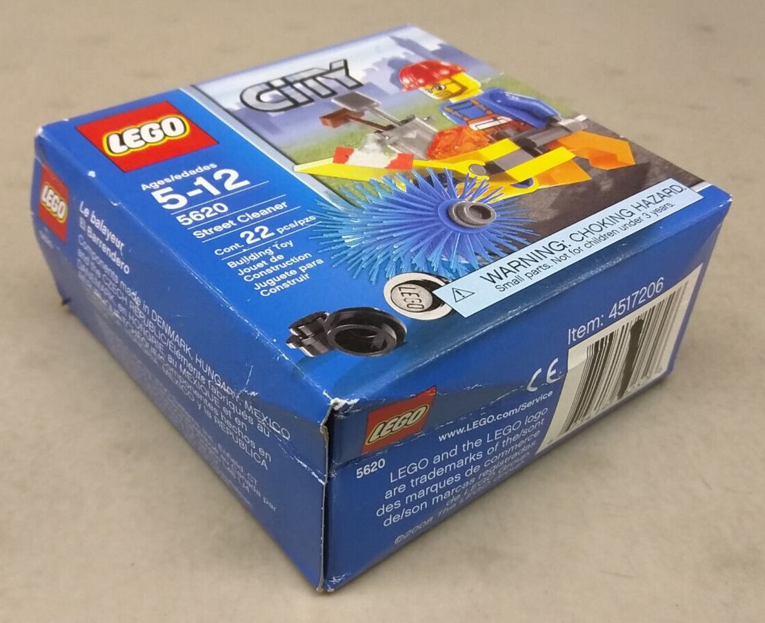 LEGO City 5620 Street Cleaner NEW! Unique Construction Worker