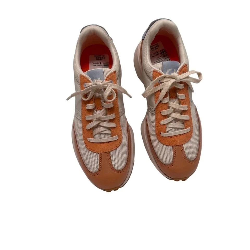 Cole Haan Grand Crosscourt Meadow Runner shoe. Beige &orange color Size 8B. NWOB - Image 4 of 4