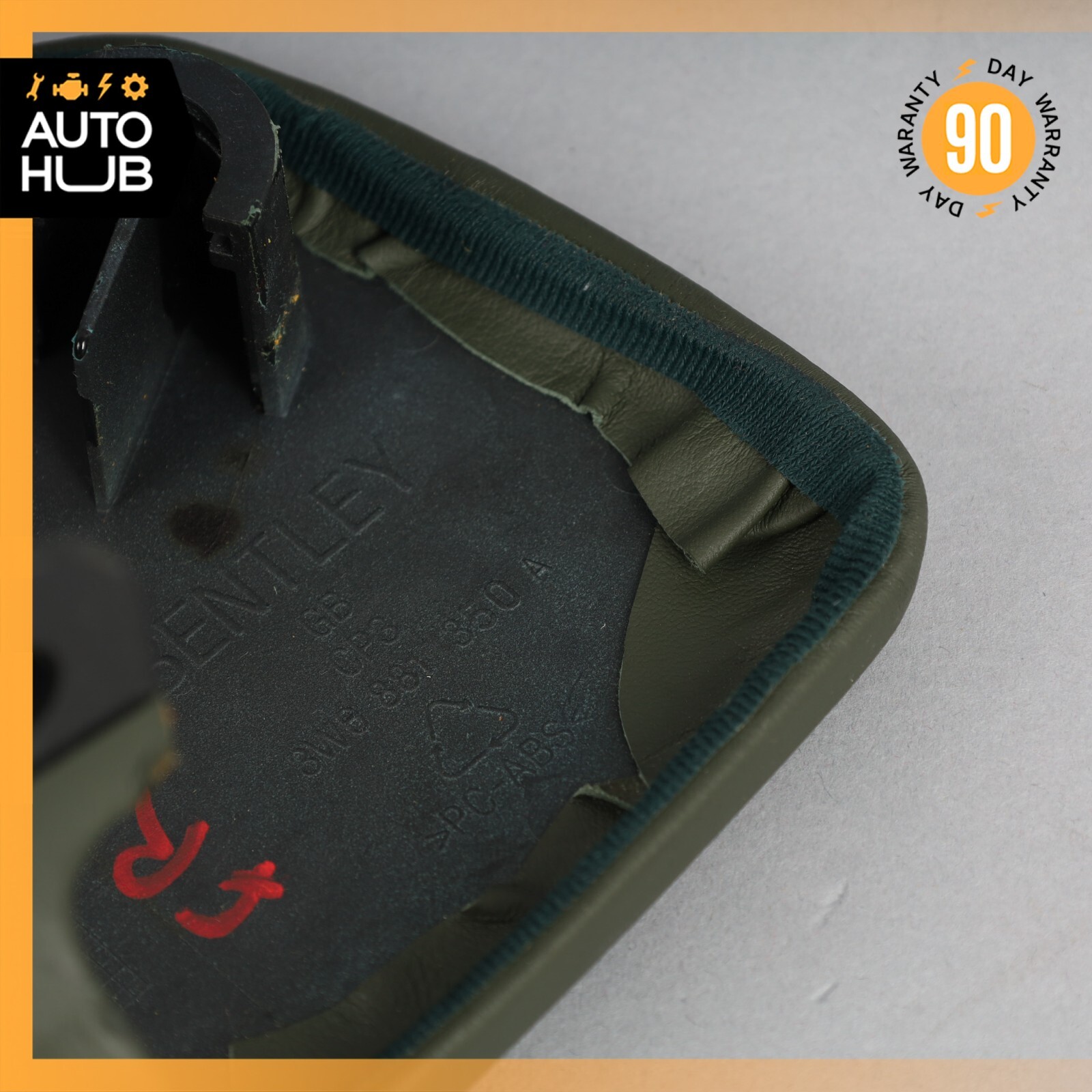 03-10 Bentley Continental GT GTC Front Right Passenger Side Seat Cover Trim OEM