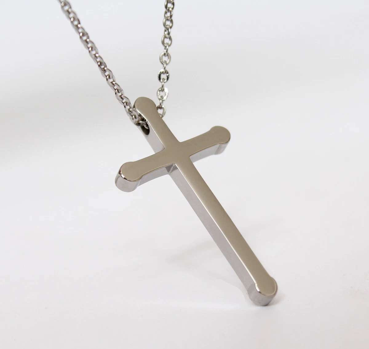 Baptism cross store necklace girl