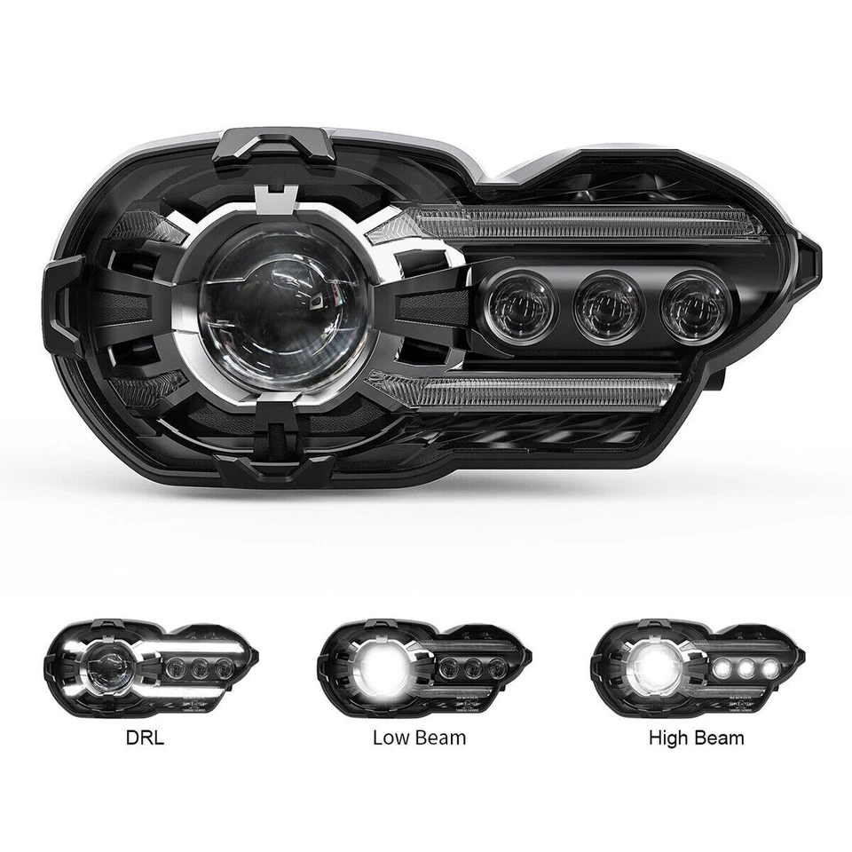 Plug and Play LED Headlight DRL Lamp For BMW K1300R 2010-2013 /K1200R 2005-2009  - Image 2 of 4