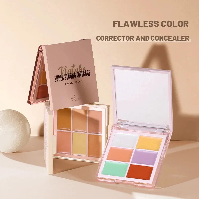 Studios Fixs 6 Color Silky Concealer Palette Full Coverage Corrector Concealers - Image 4 of 4