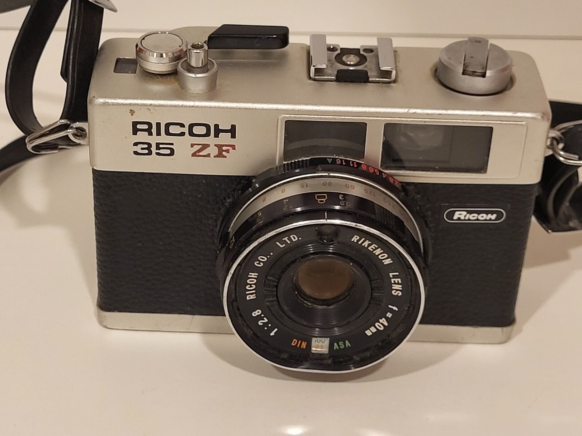Vintage RICOH 35 ZF 35MM Camera Rikenon 40mm F2.8 Lens FREE SHIP