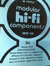 MHF-59 SAMS HI-FI  PHOTOFACT EMERSON GE HARMAN H ITACHI JCPENNY MARANTZ   NOS