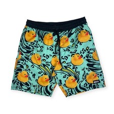 NEFF Men's Rubber Duck Print Board Shorts Swimsuit Small