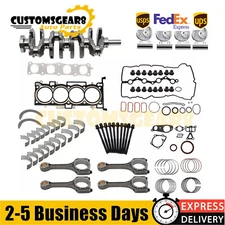 G4KJ Engine Rebuild Overhaul Crankshaft Connecting Rods Kit For Kia Hyundai 2.4L