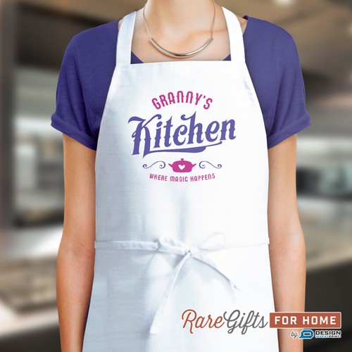 Granny Gift Funny Personalised Keepsake Cooking Apron Christmas Birthday Granny - 第 1/2 張圖片