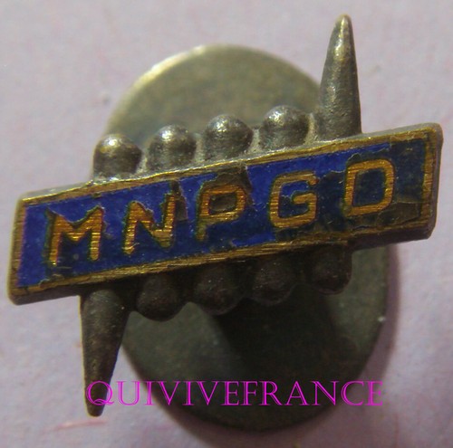Militaria - Insigne de revers Fed.nationale des combattants Belgique