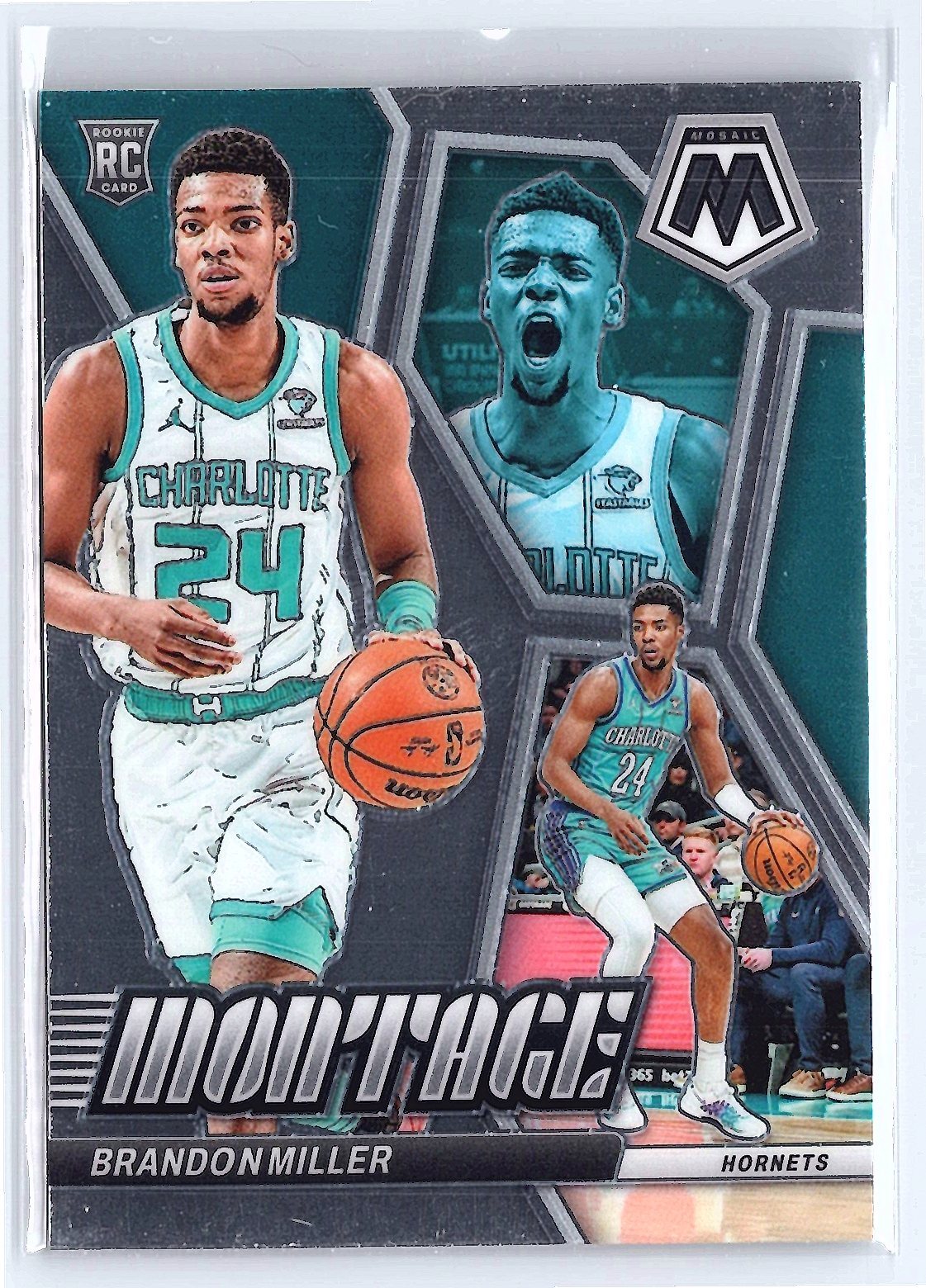 2023-2024 Panini Mosaic Montage #12 Brandon Miller