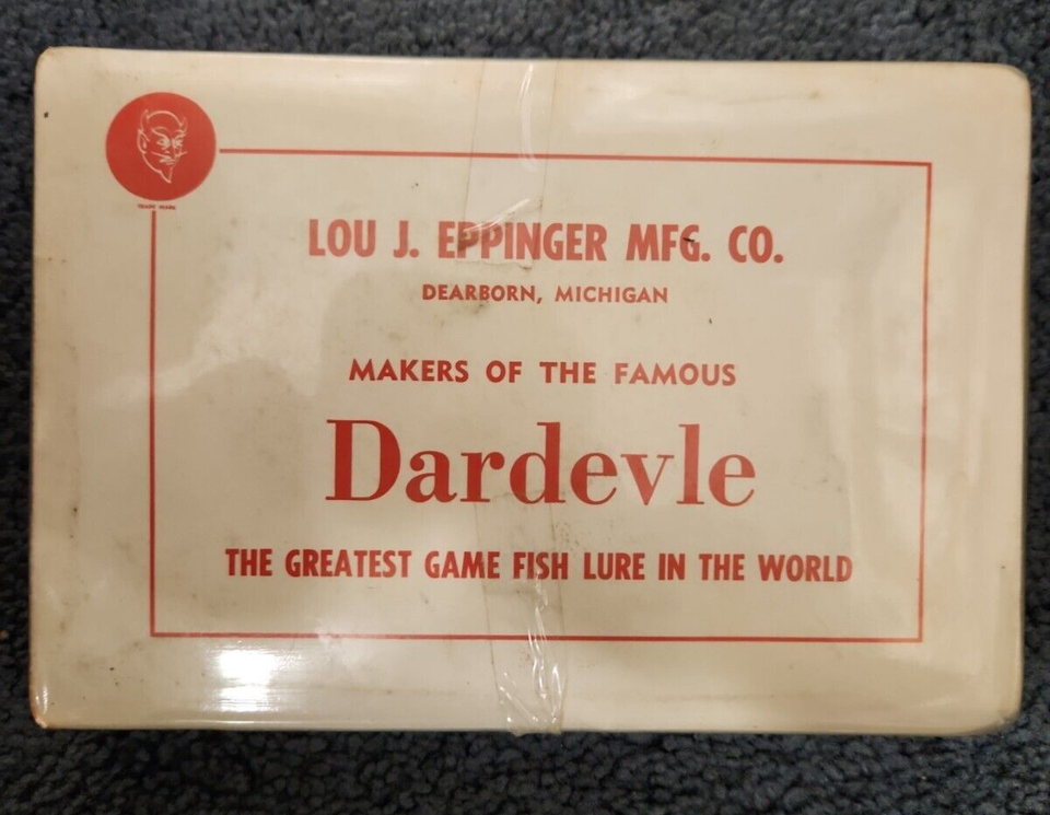 Lou J. Eppinger Dearborn Mich NEW SEALED OLD STOCK Dardevle Fishing