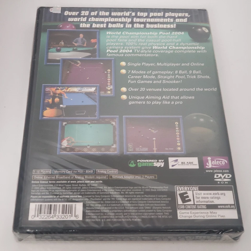 World Championship Pool 2004 PlayStation 2 PS2 2004 Factory New and Sealed - Image 3 of 3