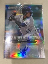 Manuel Sequera Rookie Auto 2022 Panini Prizm Draft Picks Silver #AU-MS