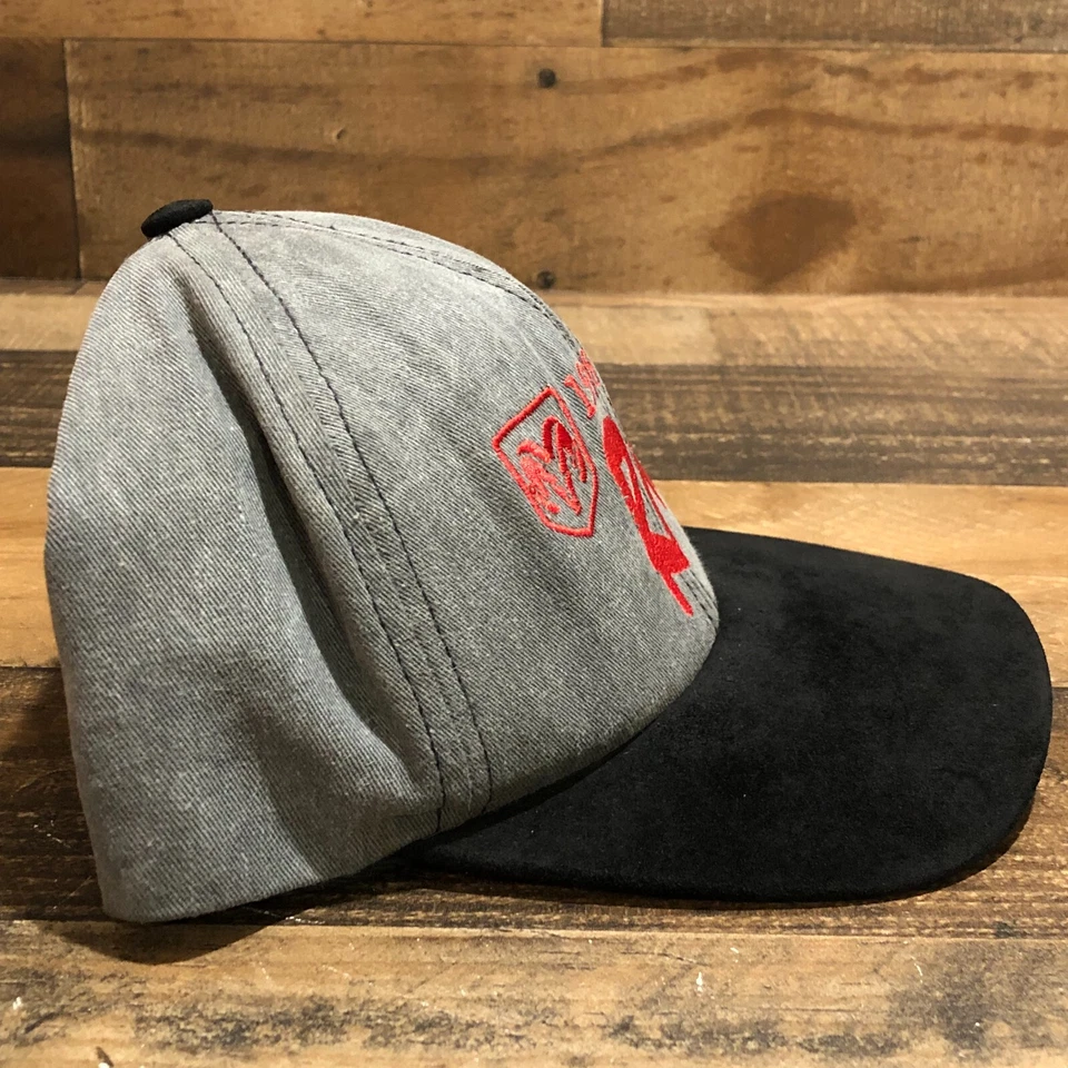 Gorra de colección Dodge Ram Snapback para hombre gris negro rojo camionetas 1998 hecha en EE. UU. años 90 Foto 3 de 4