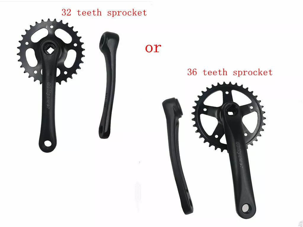 32T 36T Single Speed Crankset for Mountain Road Fixed Gear Bike