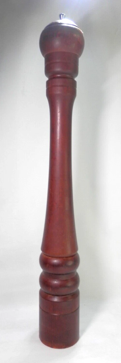 Mr. Dudley Wood Pepper Mill Restaurant Professional Grinder Giant Long 24 inch