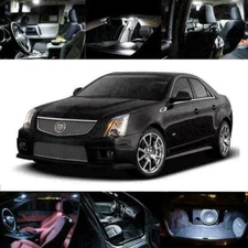 18Pcs White LED Interior Package Light Bulb Kit for Cadillac CTS CTS-V 2008-2013