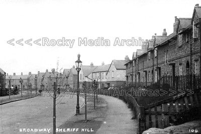 nnl-65 Sheriff Hill, Broadway bei Gateshead, Grafschaft Durham. Foto