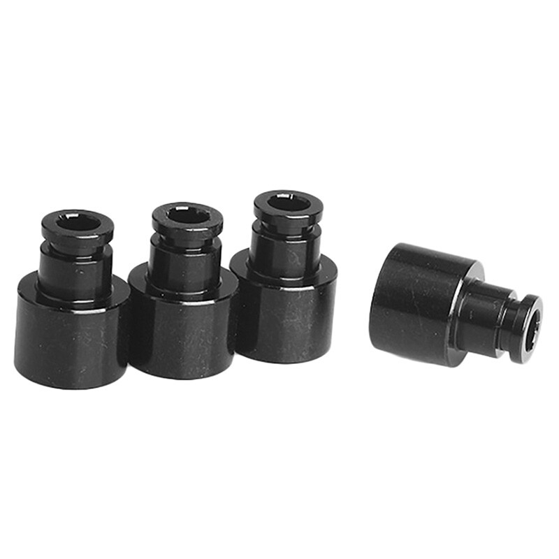 4X Fuel Injector Adapters Hat Fuel Nozzle Spacers Extenders Car Top