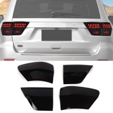 4pcs Smoked Tail Light Covers For Jeep Grand Cherokee 2011-2013 Black Trim Kit