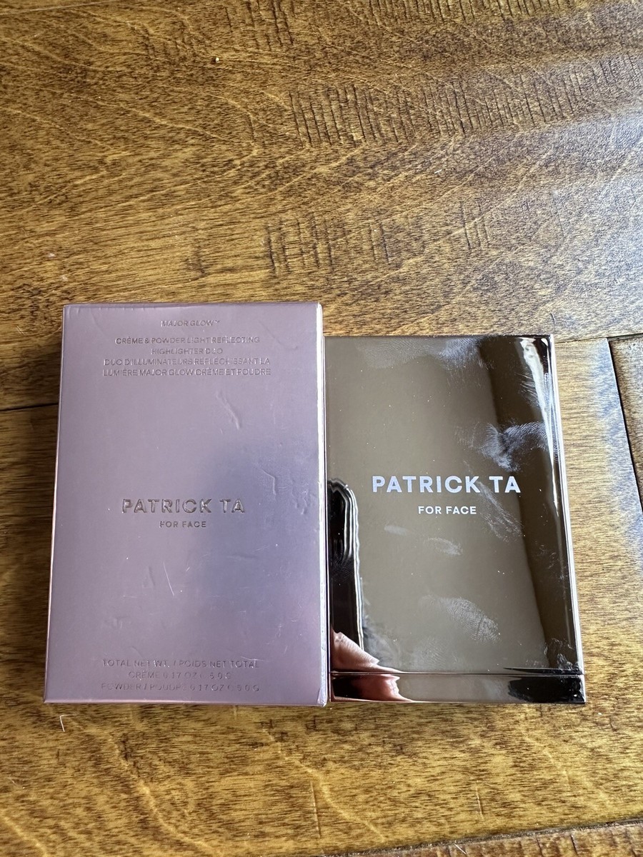 新品● PATRICK TA パウダー クリーム ハイライター My Love Patrick Ta MY LOVE Major Glow Creme & Powder Highlighter Duo