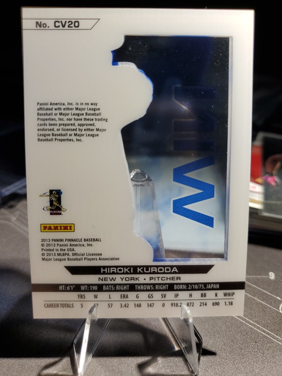 2013 Pinnacle HIROKI KURODA CLEAR VISION #CV20 Yankees | eBay