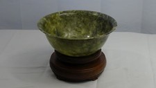 ANTIQUE CHINESE LARGE BEAUTIFUL SPINACH JADE 7