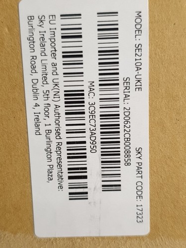 NEW Sky SE210A UK Wireless Broadband Network Booster White Genuine Sky Product - Picture 11 of 11