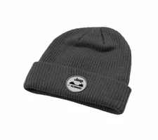 New Mopar Jeep Iconic Logo Beanie Gray Logo Rolled Cuff Beanie New