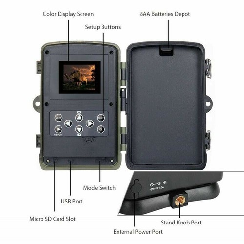 4G Wildkamera Überwachungskamera HC-801 LTE Jagdkamera Fotofalle EMAIL MMS SIM - Bild 7 von 7