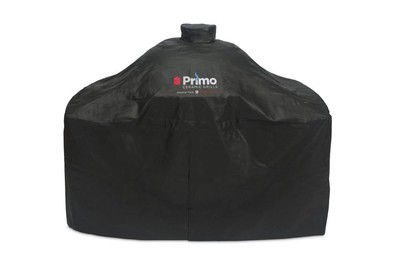 Primo Grill Cover for Oval XL 400 in Cart with SS Side Tables or