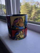 Disney Store Exclusive Andy Warhol Style Pop Art Coffee Mug Snow White angry  