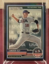 2023 Panini USA Stars & Stripes Cameron Tilly #60 Black Prizm /50 