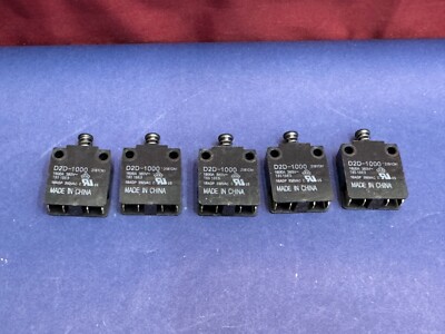 QTY 5 Omron D2D-1000 Safety Interlock Switch, D2D Series, SPDT 250 V, 16 A