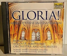 GLORIA !  MUSIC OF PRAISE and INSPIRARION  ROBERT SHAW   CD  NICE !