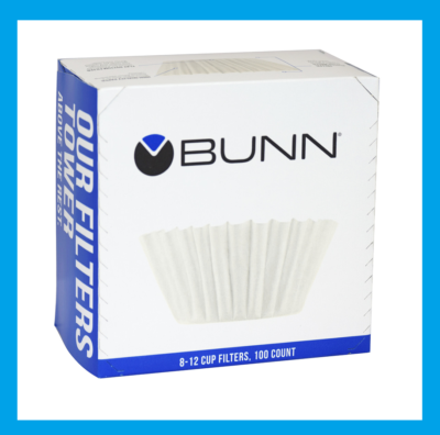 100ct BUNN Coffee Tea Filters Home Brewer 8-12 Cup Makers Funnels BCF100-B  NEw | eBay