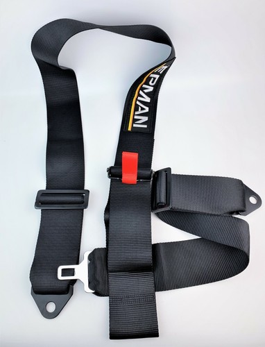 1 PIECE ONLY Epman Racing 4 Point Safety Harness E-marked Bolt Nylon Strap Belt