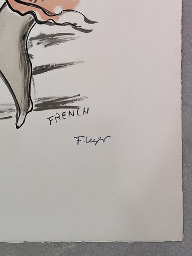 Fernand Leger: Le French Cancan. Original Lithograph Modern Art Master. - Picture 3 of 8